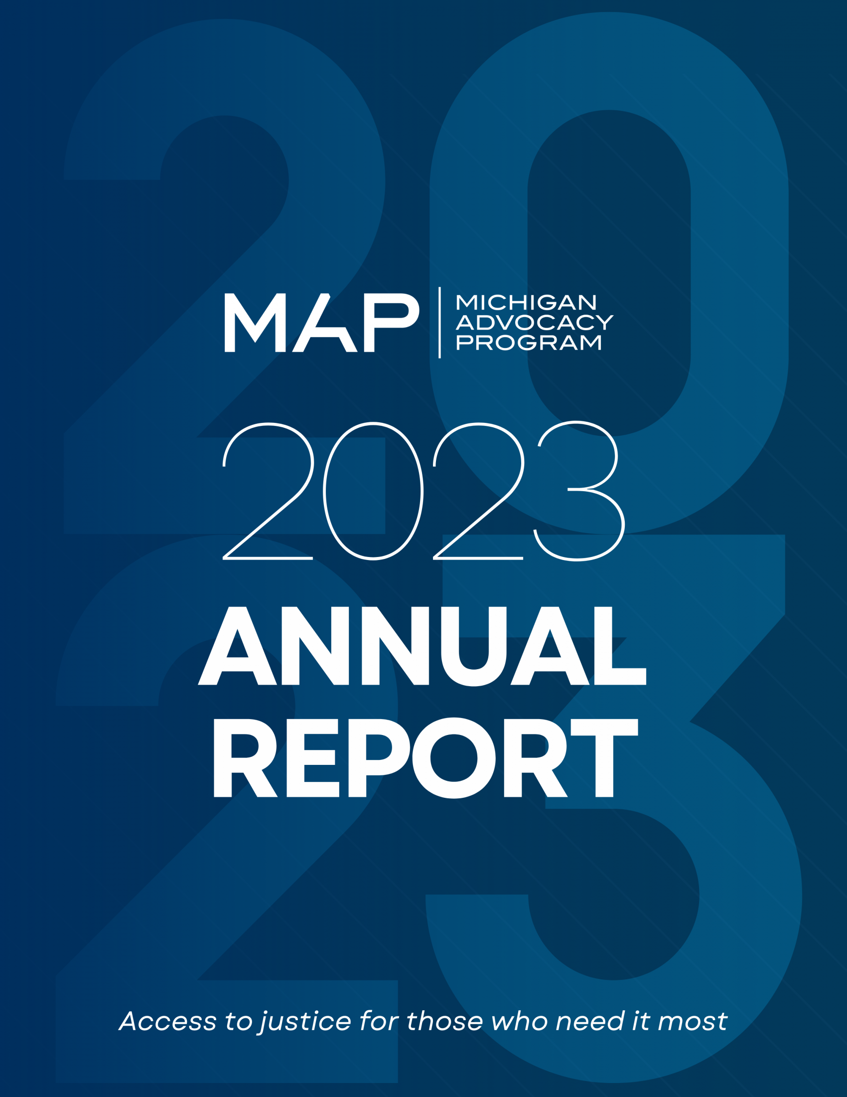 2023 MAP Annual Report cover